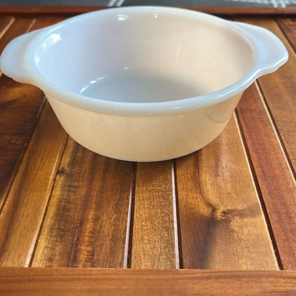 Fire King Peach Lustre 1 PT and 3 QT​